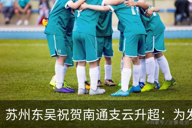 苏州东吴祝贺南通支云升超：为发展中的江苏足球注入信心和力量